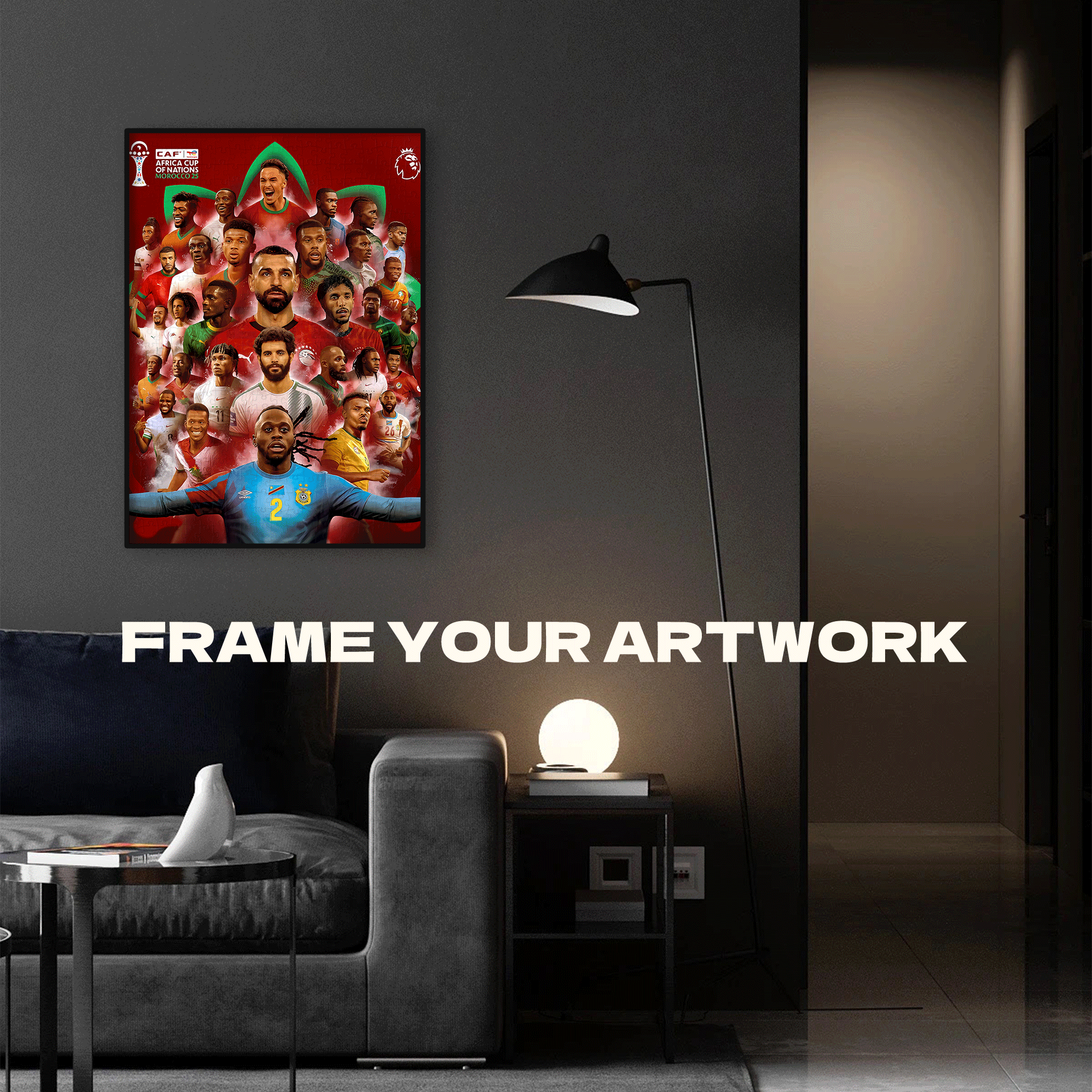 The PREMIER LEAGUE Participants 500pcs/1000pcs Jigsaw Puzzle, Scratch-Resistant, Interactive Family Game & Brain-Boosting DIY Decor, Perfect for Halloween, Christmas & New Year Gifts, Family Puzzle Game
