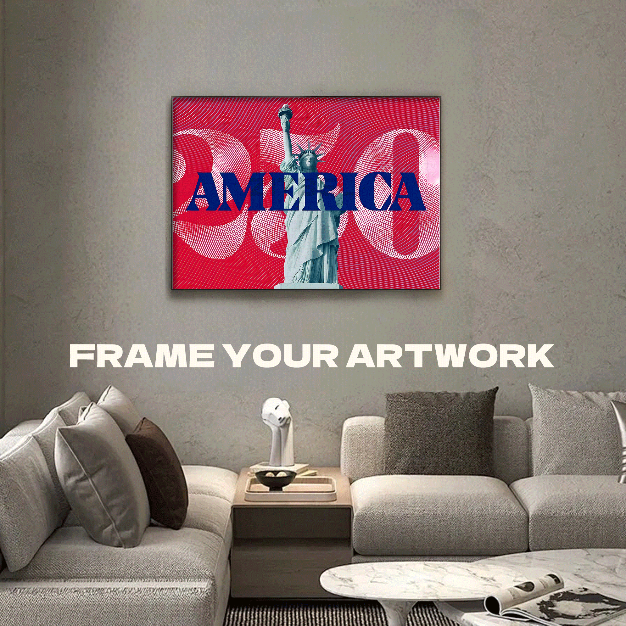 America's 250th Anniversary Commemoration 500pcs/1000pcs Jigsaw Puzzle, Scratch-Resistant, Interactive Family Game & Brain-Boosting DIY Decor, Perfect for Halloween, Christmas & New Year Gifts, Family Puzzle Game