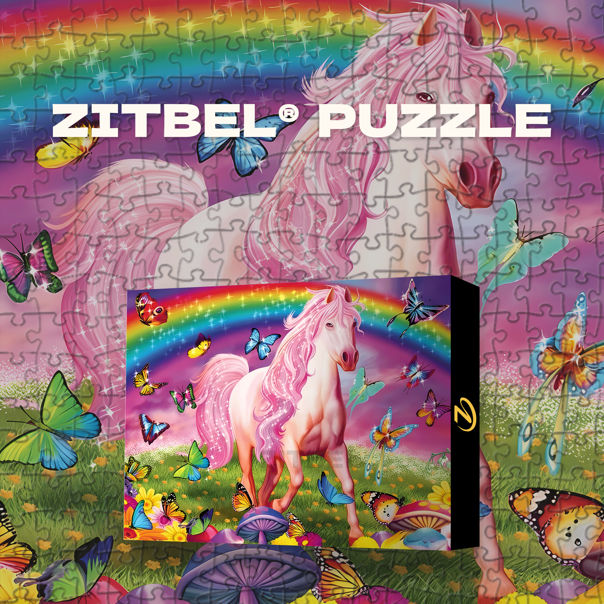 Rainbow World 500pcs/1000pcs Jigsaw Puzzle, Scratch-Resistant, Interactive Family Game & Brain-Boosting DIY Decor, Perfect for Halloween, Christmas & New Year Gifts, Family Puzzle Game