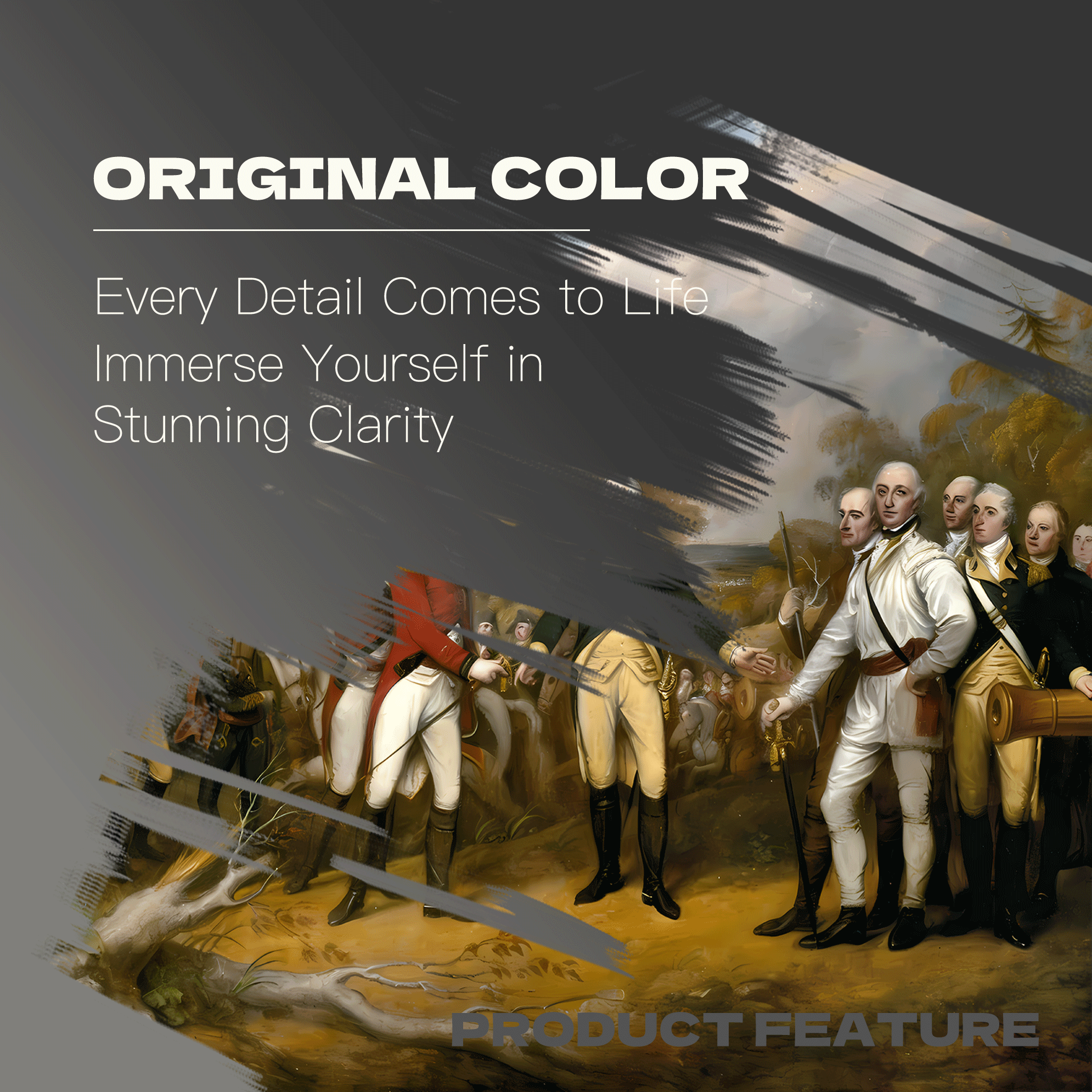 The Surrender Of General Burgoyne At Saratoga 500pcs/1000pcs Jigsaw Puzzle, Scratch-Resistant, Interactive Family Game & Brain-Boosting DIY Decor, Perfect for Halloween, Christmas & New Year Gifts, Family Puzzle Game