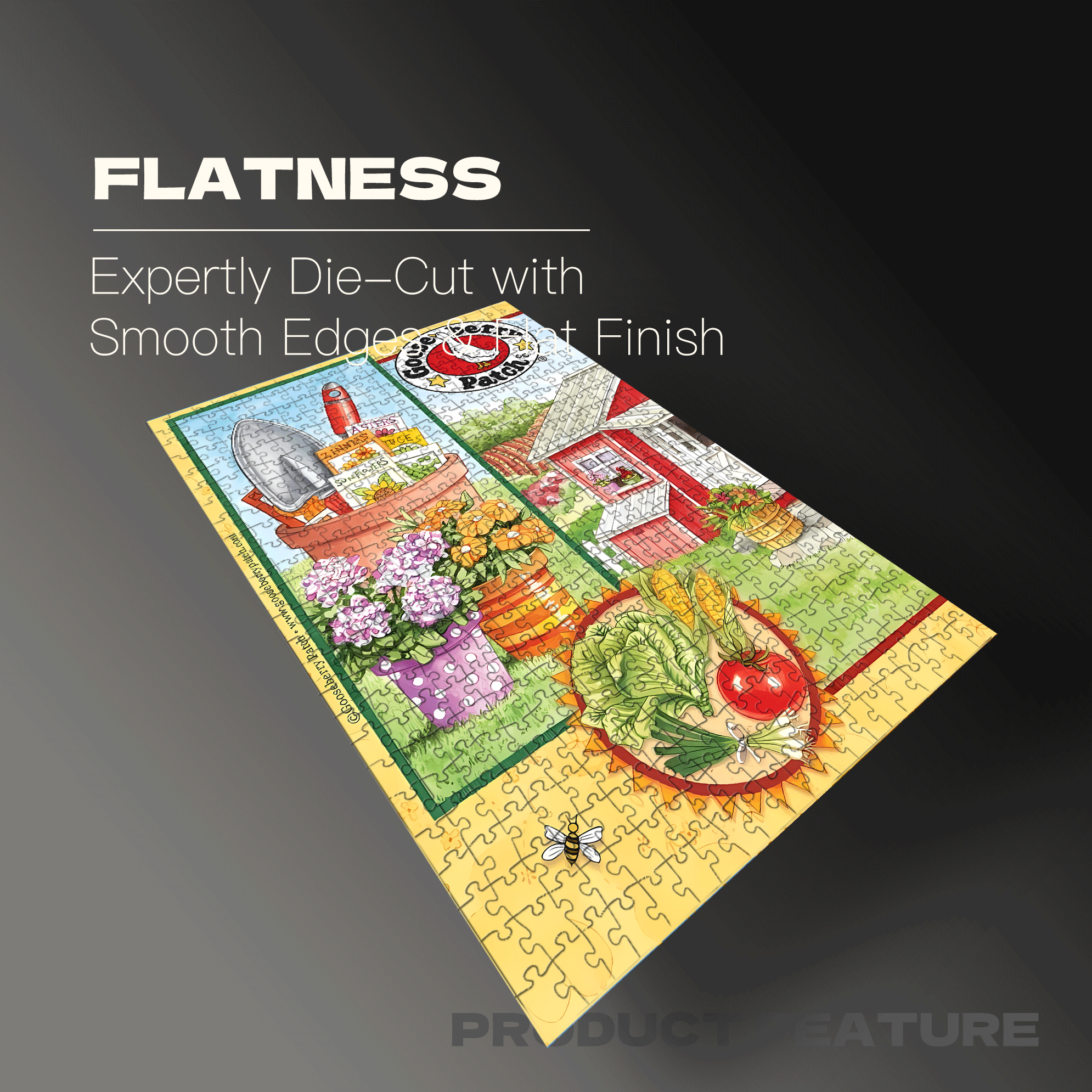Flourishing Beginning In The Garden Cottage 500pcs/1000pcs Jigsaw Puzzle, Scratch-Resistant, Interactive Family Game & Brain-Boosting DIY Decor, Perfect for Halloween, Christmas & New Year Gifts, Family Puzzle Game