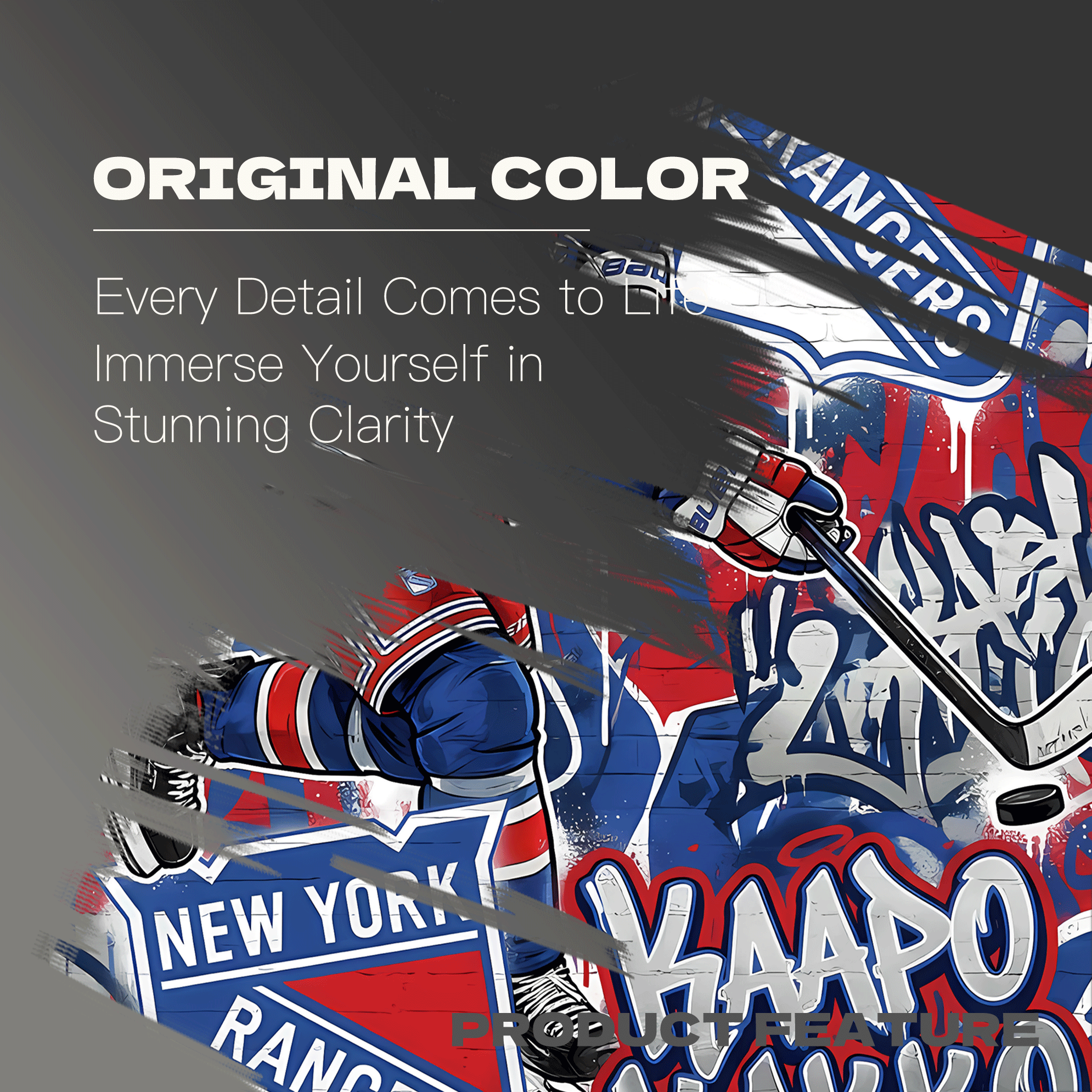 Kaapo Kakko New York Rangers 500pcs/1000pcs Jigsaw Puzzle, Scratch-Resistant, Interactive Family Game & Brain-Boosting DIY Decor, Perfect for Halloween, Christmas & New Year Gifts, Family Puzzle Game