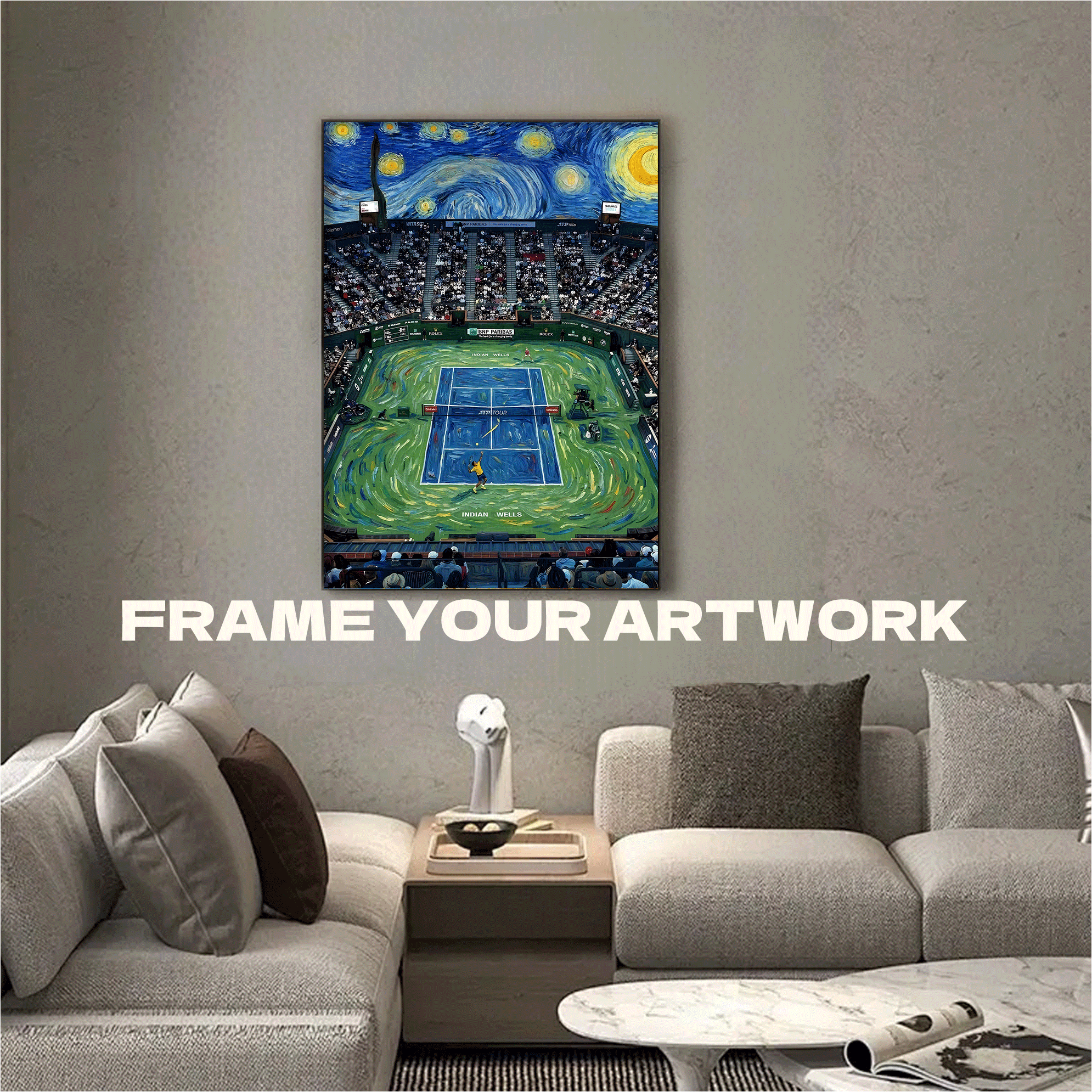 ATP Tour 500pcs/1000pcs Jigsaw Puzzle, Scratch-Resistant, Interactive Family Game & Brain-Boosting DIY Decor, Perfect for Halloween, Christmas & New Year Gifts, Family Puzzle Game