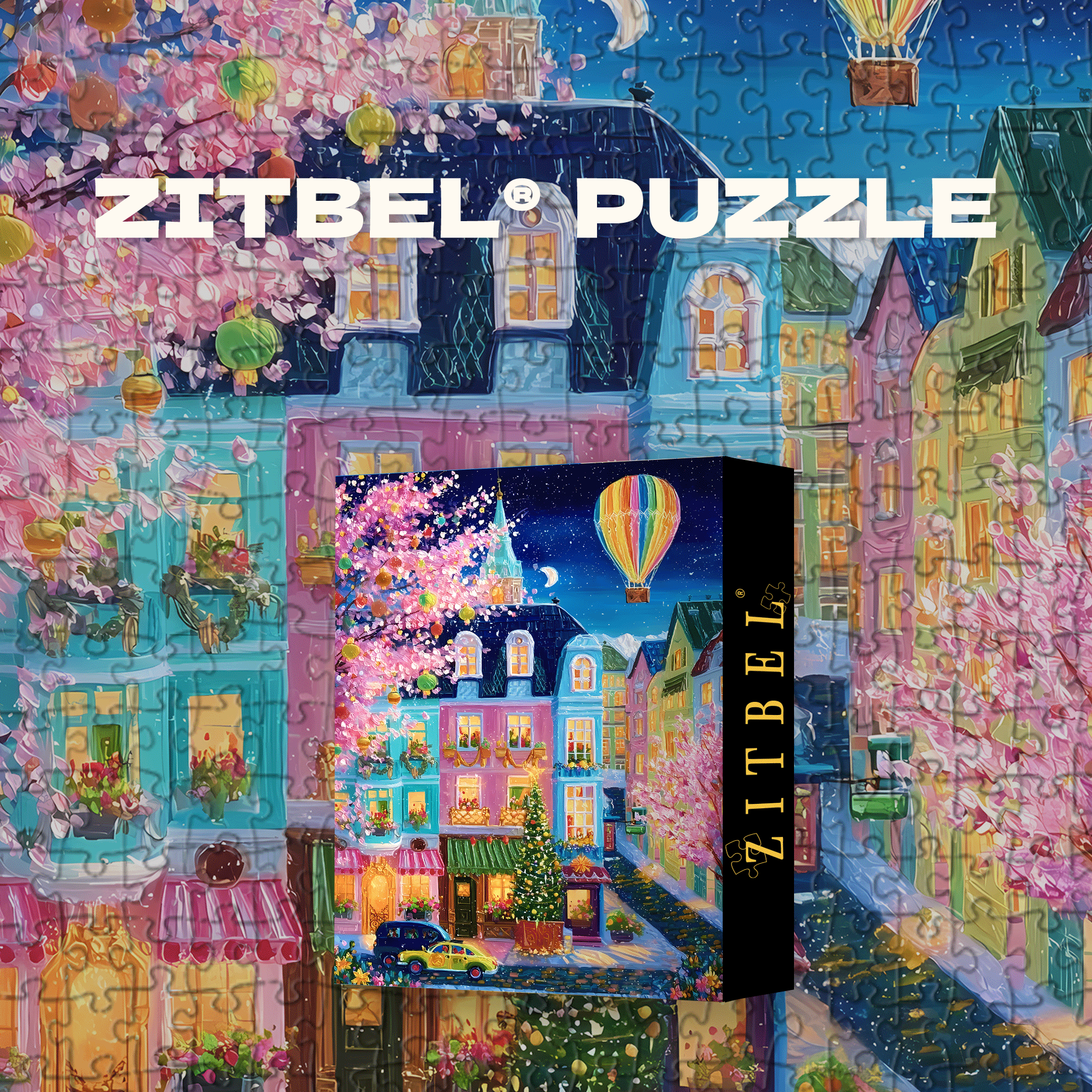 The Flower God At Night 500pcs/1000pcs Jigsaw Puzzle, Scratch-Resistant, Interactive Family Game & Brain-Boosting DIY Decor, Perfect for Halloween, Christmas & New Year Gifts, Family Puzzle Game