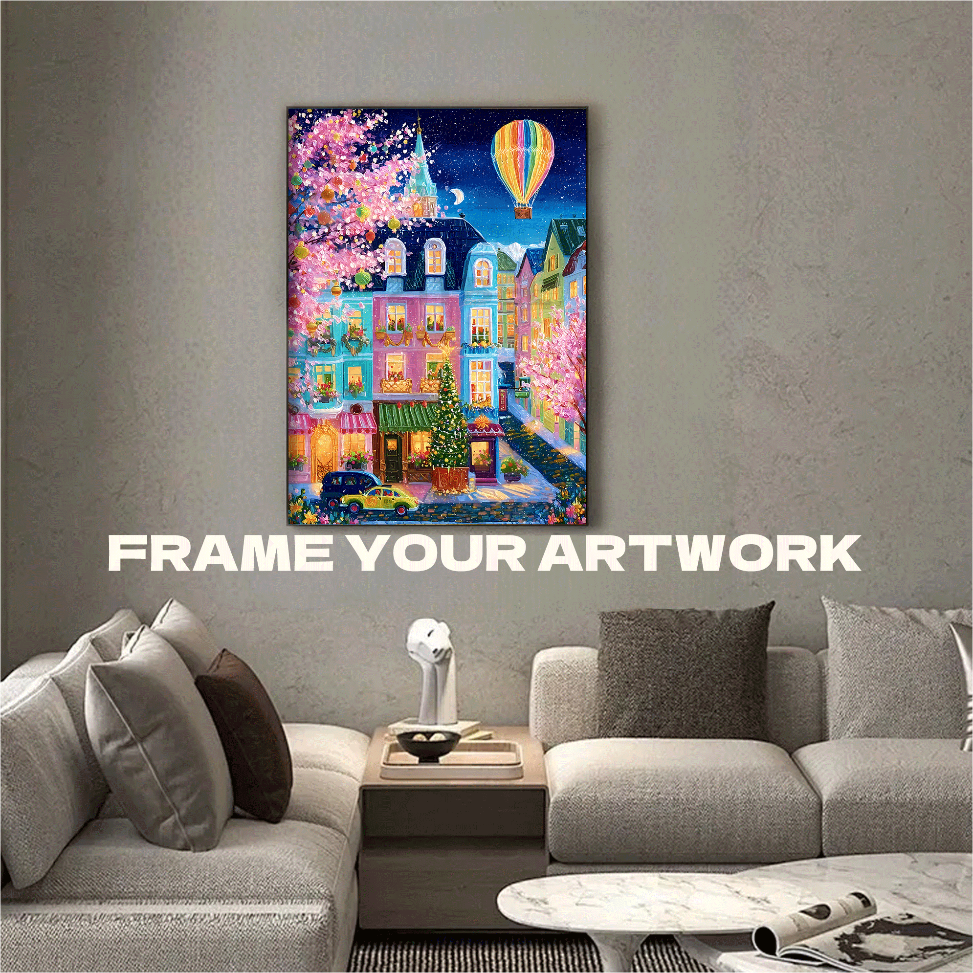 The Flower God At Night 500pcs/1000pcs Jigsaw Puzzle, Scratch-Resistant, Interactive Family Game & Brain-Boosting DIY Decor, Perfect for Halloween, Christmas & New Year Gifts, Family Puzzle Game