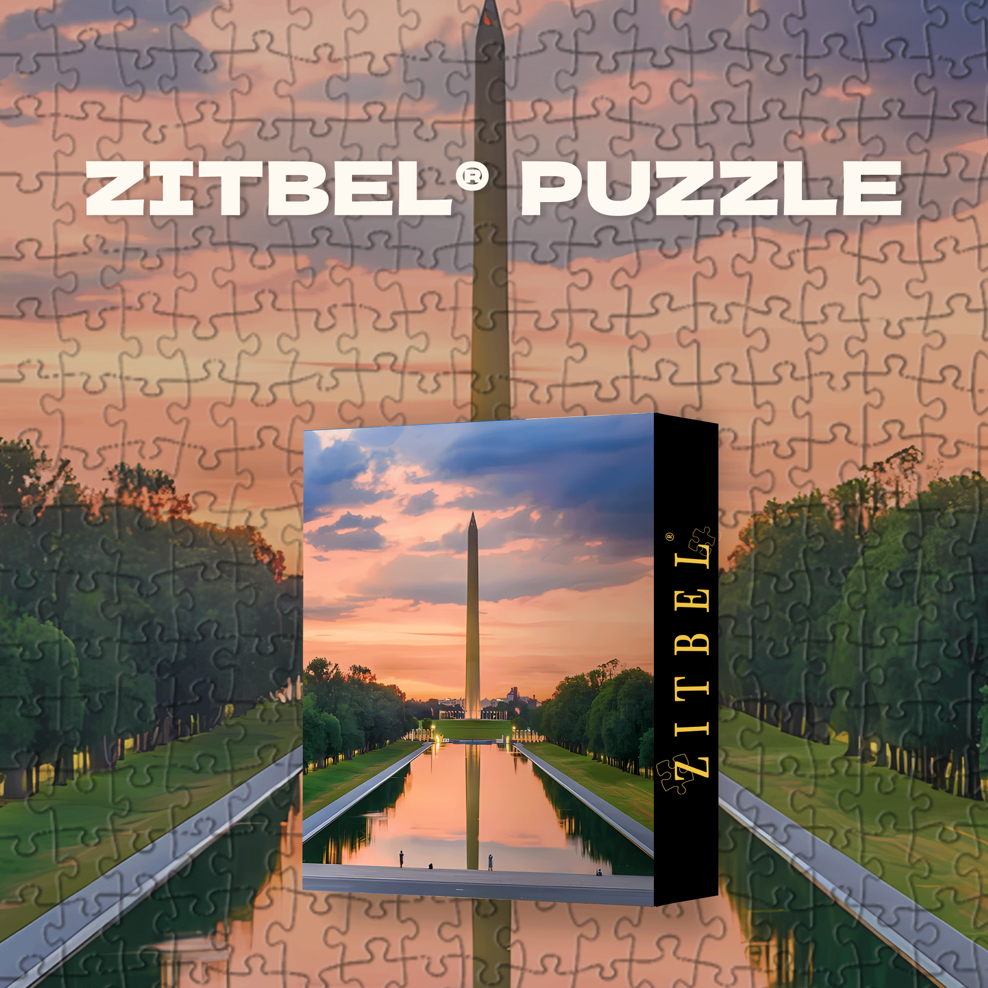Washington Monument 500pcs/1000pcs Jigsaw Puzzle, Scratch-Resistant, Interactive Family Game & Brain-Boosting DIY Decor, Perfect for Halloween, Christmas & New Year Gifts, Family Puzzle Game