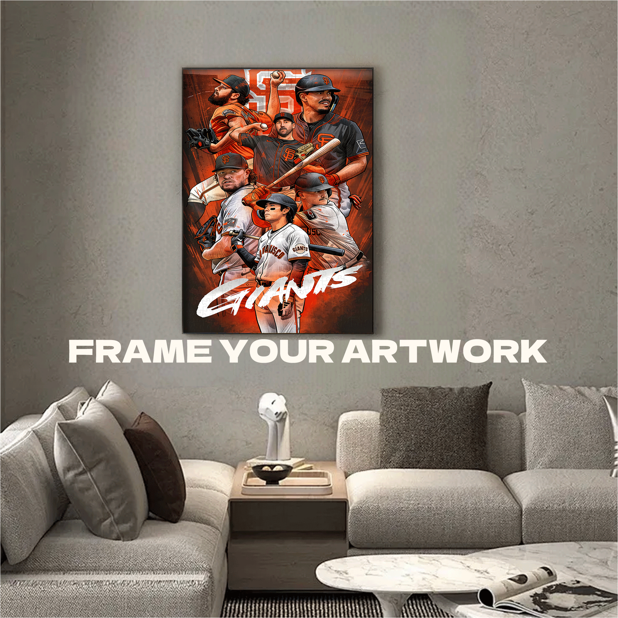 Sanfrancisco GIANTS 500pcs/1000pcs Jigsaw Puzzle, Scratch-Resistant, Interactive Family Game & Brain-Boosting DIY Decor, Perfect for Halloween, Christmas & New Year Gifts, Family Puzzle Game