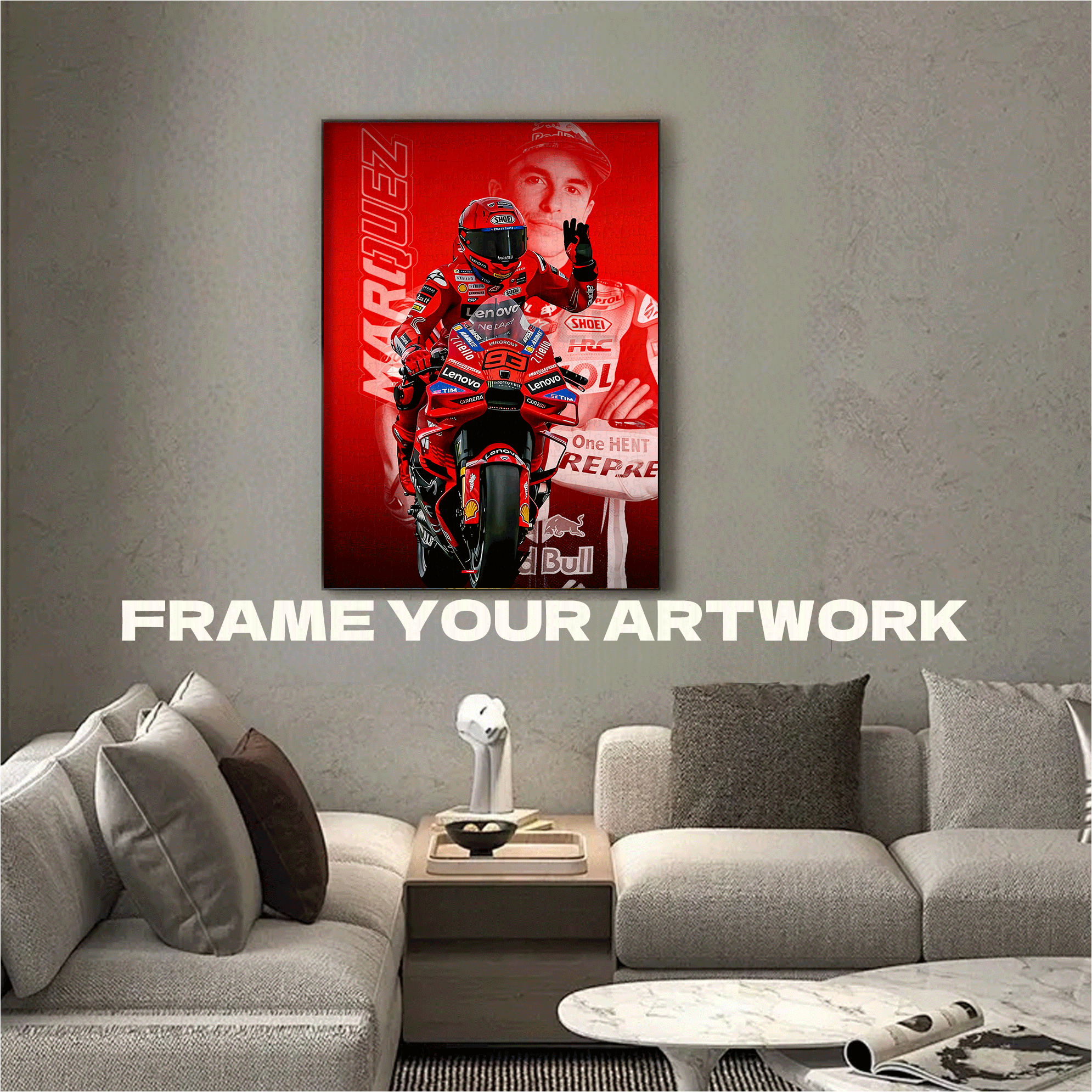 The Red Warrior 500pcs/1000pcs Jigsaw Puzzle, Scratch-Resistant, Interactive Family Game & Brain-Boosting DIY Decor, Perfect for Halloween, Christmas & New Year Gifts, Family Puzzle Game